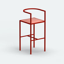 Görseli Galeri görüntüleyiciye yükleyin, Maçka Bar Sandalyesi, Kırmızı