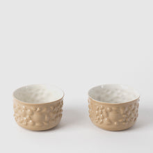 Görseli Galeri görüntüleyiciye yükleyin, Justine Kulpsuz Cappuccino Fincanı, Bej & Beyaz