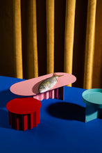 Görseli Galeri görüntüleyiciye yükleyin, Esnaf İkili Sunum/Parti Tabağı, Turkuaz ve Kırmızı