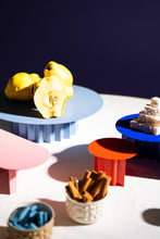 Görseli Galeri görüntüleyiciye yükleyin, Esnaf Dairesel Sunum Tabağı, Mavi