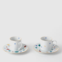 Görseli Galeri görüntüleyiciye yükleyin, Çini Kahve Fincanı ve Tabağı