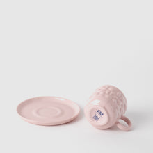 Görseli Galeri görüntüleyiciye yükleyin, Justine Kahve Fincanı ve Tabağı, Pembe
