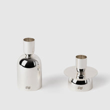 Görseli Galeri görüntüleyiciye yükleyin, Kubbe Hediye Mumluk Seti I, Gümüş-Nikel Kaplamalı