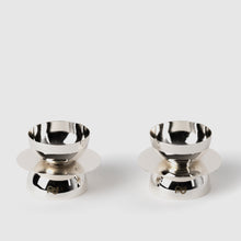 Görseli Galeri görüntüleyiciye yükleyin, Kubbe Hediye Tealight Mumluk Seti II, Gümüş-Nikel Kaplamalı