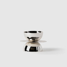 Görseli Galeri görüntüleyiciye yükleyin, Kubbe Tealight Mumluk, Gümüş-Nikel Kaplamalı